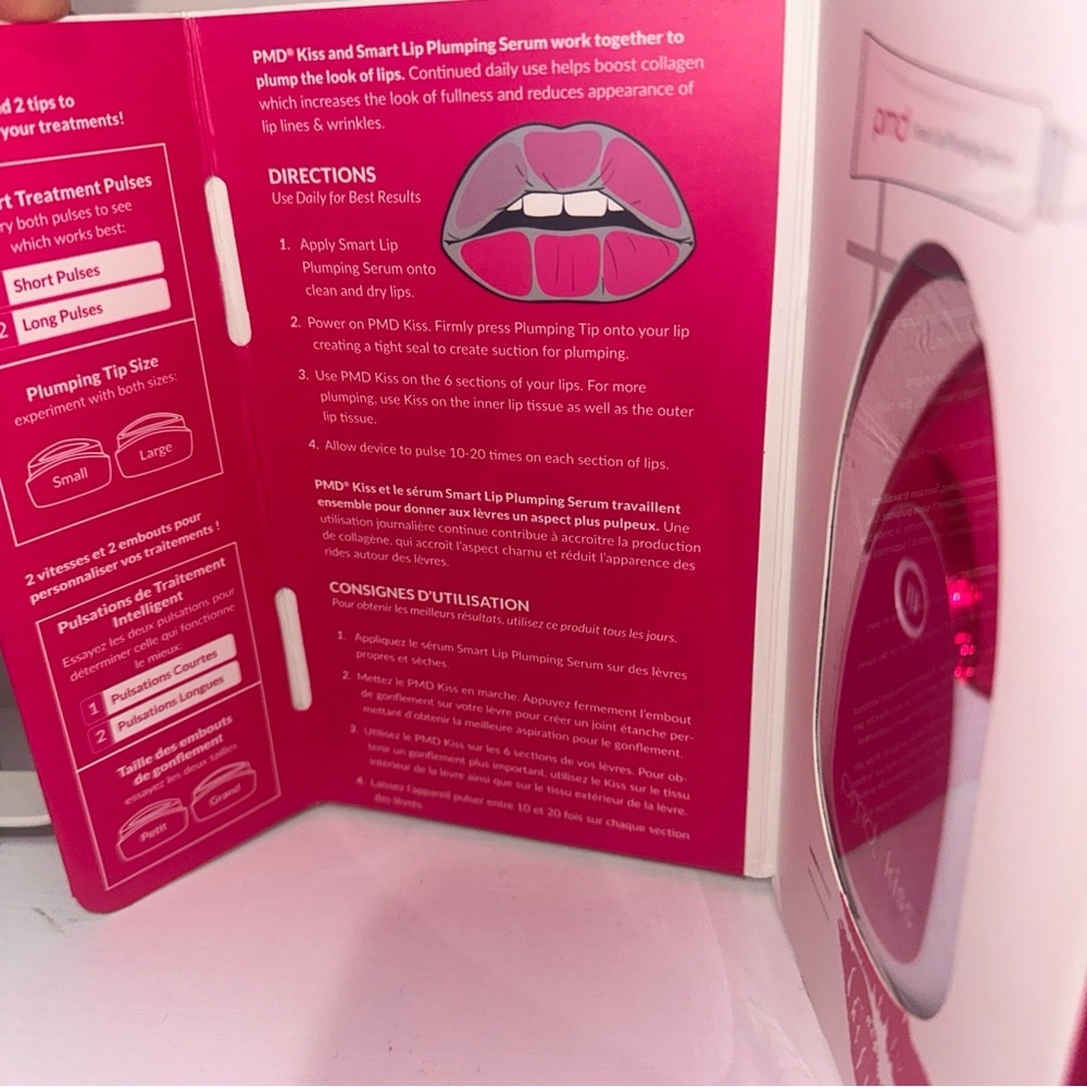 PMD Kiss Lip Plumping System - White & Bright Pink - Picture 6 of 6